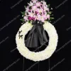 تاج گل ارزان | تاج گل تسلیت کد 955|اسم گل مناسب برای تاج گل ختم یا ترحیم ، تسلیت ، تبریک |