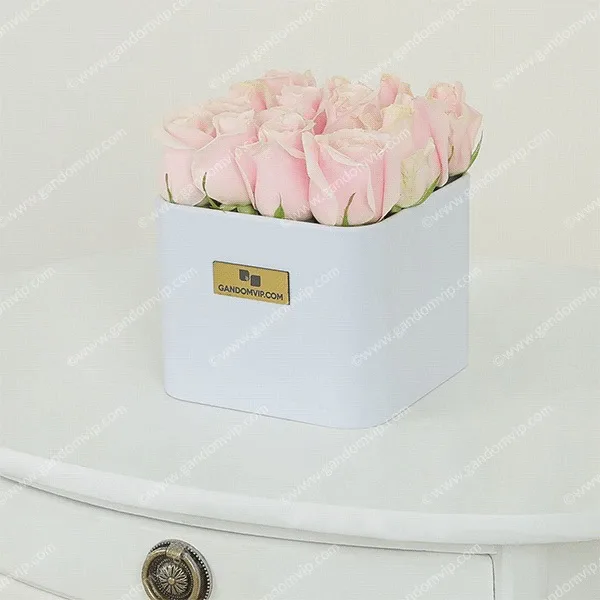 باکس گل رز صورتی